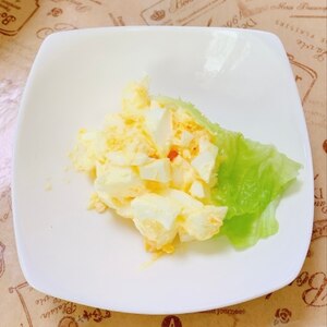 卯の花の卵サラダ